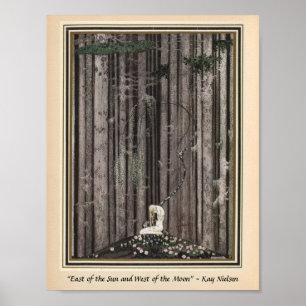Ensam i mitten i skogen Kay Nielsen Poster