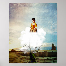 ensam i öknen poster