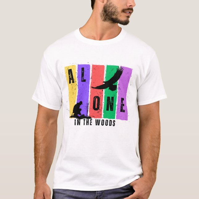 Ensam i Skogen Mobile Cover T Shirt (Framsida)
