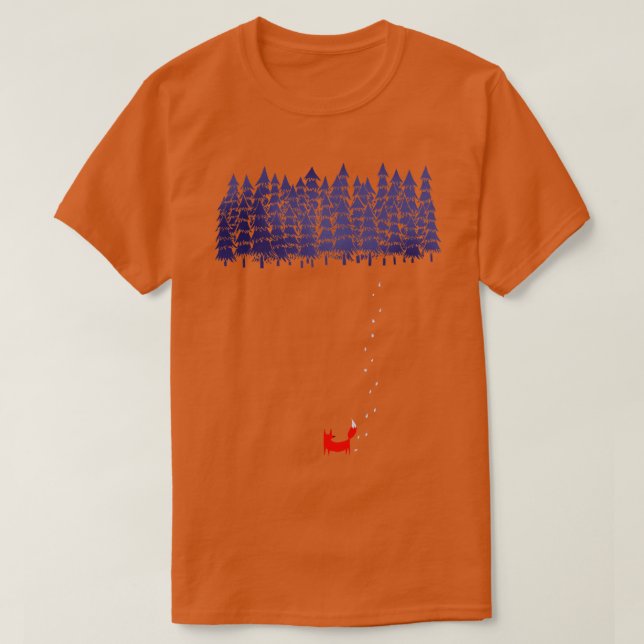 Ensam i skogen t shirt (Design framsida)