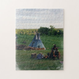 Ensam indianindier pussel