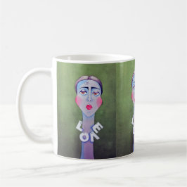 "Ensam kärlek" Kaffemugg