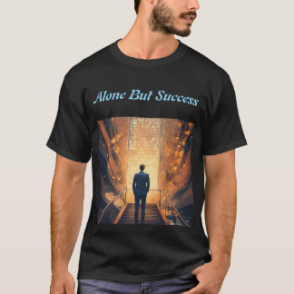 Ensam men lyckades t shirt