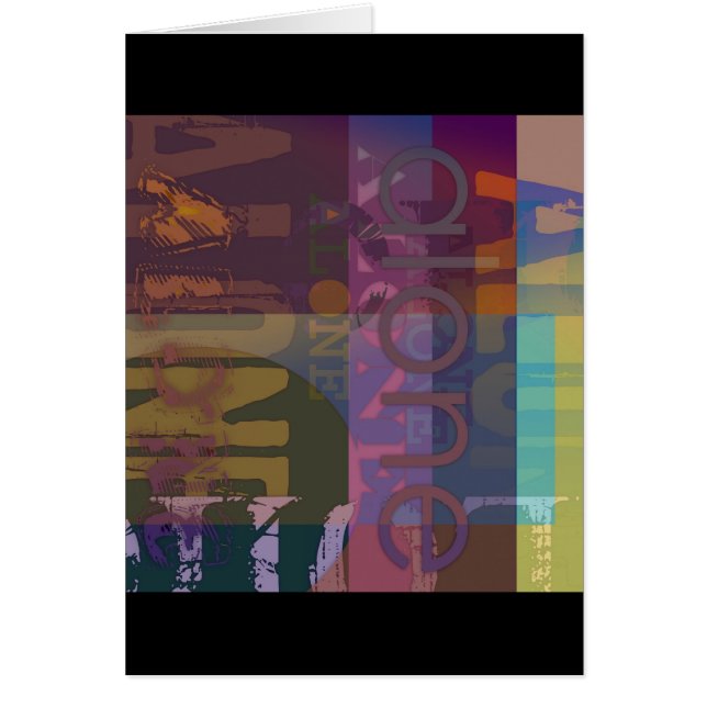 Ensam - NEJ! 02 Hälsningskort (Framsidan)