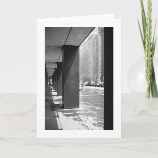 ENSAM New York Black and white Photography Kort (Framsida)