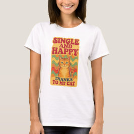 ENSAM OCH GLAD... T SHIRT