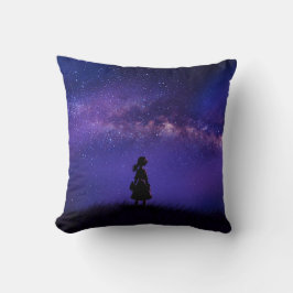 Ensam och Starry Night Kudde