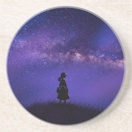 Ensam och Starry Night Underlägg