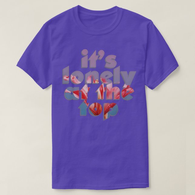 ensam överst t shirt (Design framsida)