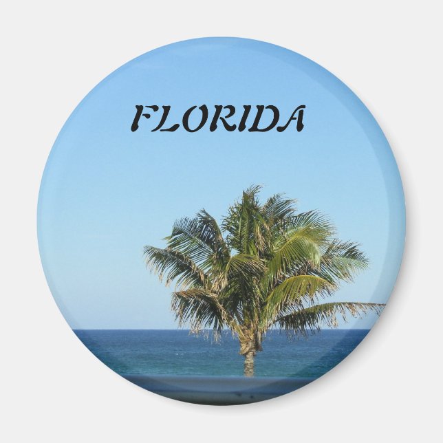 ENSAM PALMTRÄD MAGNET (Framsidan)