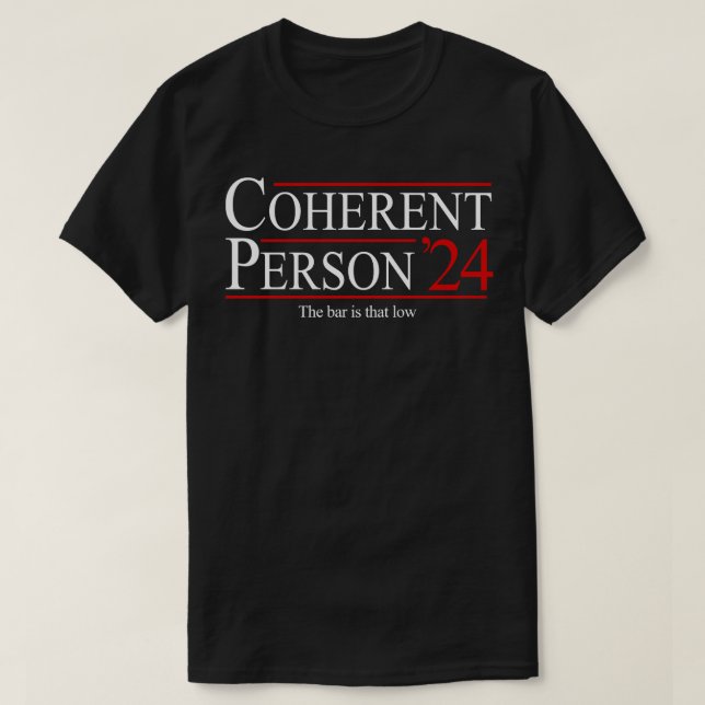 Ensam person 2024 t shirt (Design framsida)