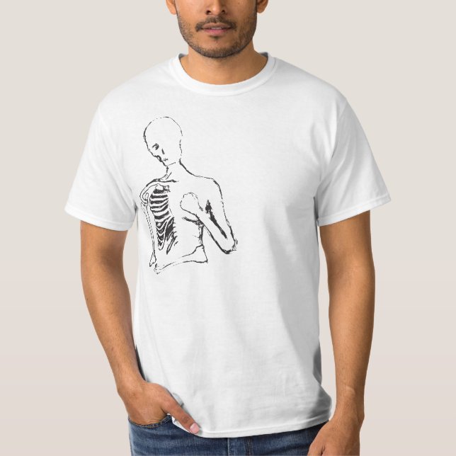 ensam skele tee shirt (Framsida)