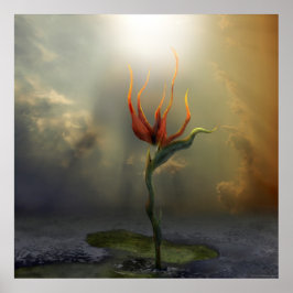 Ensam | Surreal Digital Art Poster