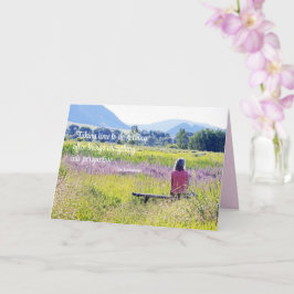 Ensam tidsinspiration kort