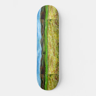 ENSAM TRÄD I GULT BLOMFÄLT, TOSCANA MINI SKATEBOARD BRÄDA 18,7 CM