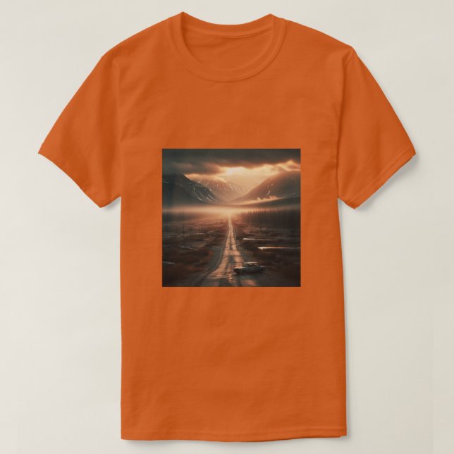 Ensam väg t shirt (Design framsida)