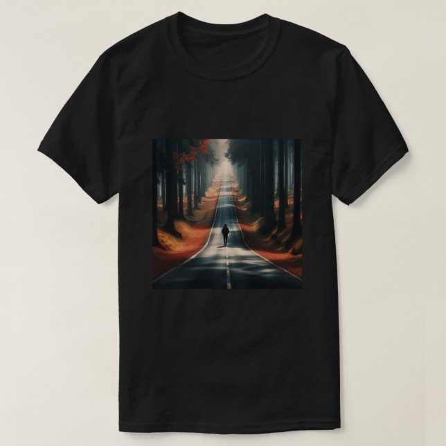 Ensam väg t shirt (Design framsida)