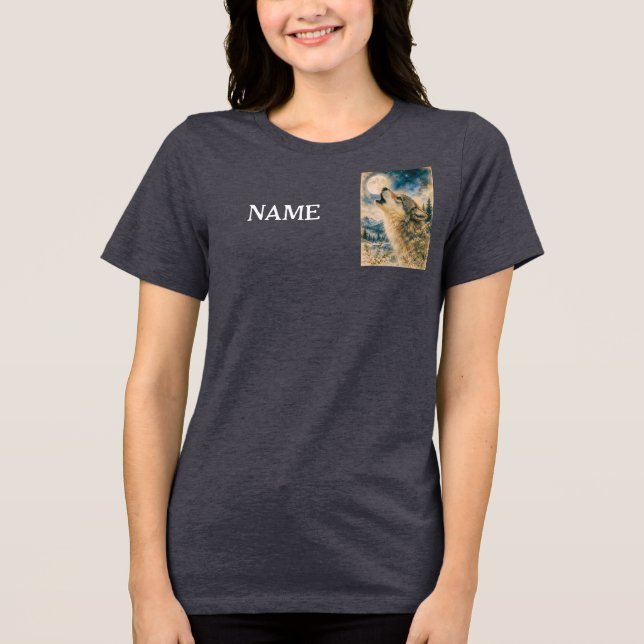 ENSAM VARG HÖGTIDLIG YL T SHIRT (Framsida)