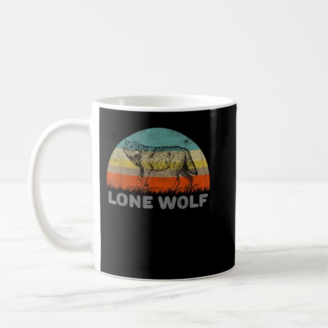 Ensam Varg Kaffemugg (Vänster)