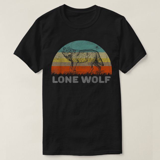 Ensam Varg T Shirt (Design framsida)