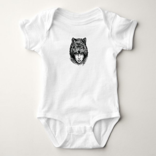 Ensam Varg T Shirt (Framsida)