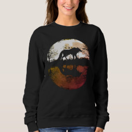 Ensam Varg Under Fullmånen T Shirt