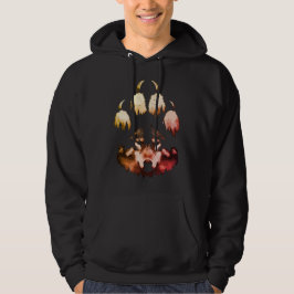 Ensam Varg. Vild Själ Hoodie