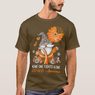 Ensamen Gnome One Fights - menyfliksområdet ADHD-m T Shirt