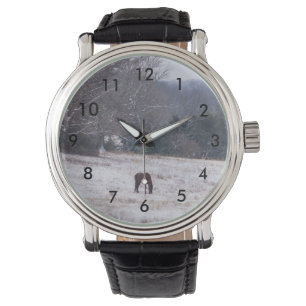 ENSAMEN i SNÖ Armbandsur