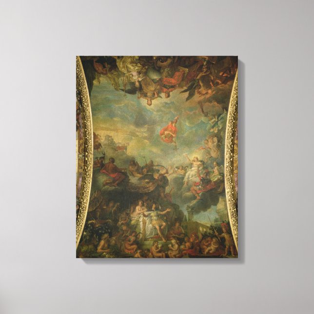 Ensamen Kung Louis XIV Canvastryck (Framsida)