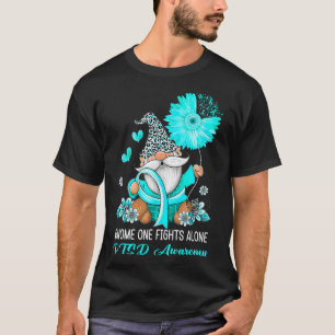 Ensamen Teal Ribbon Warrior Ptsd Aw T Shirt