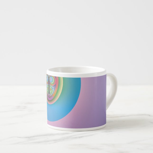 Ensamma Blå Espressomugg (Framsida höger)