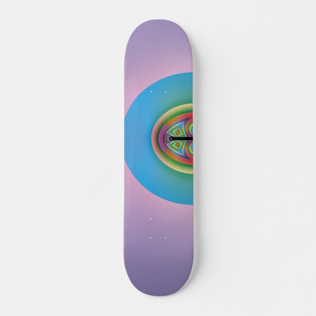 Ensamma Blå Skateboard Bräda 20 Cm (Framsida)