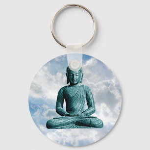 Ensamma Buddha - nyckelring