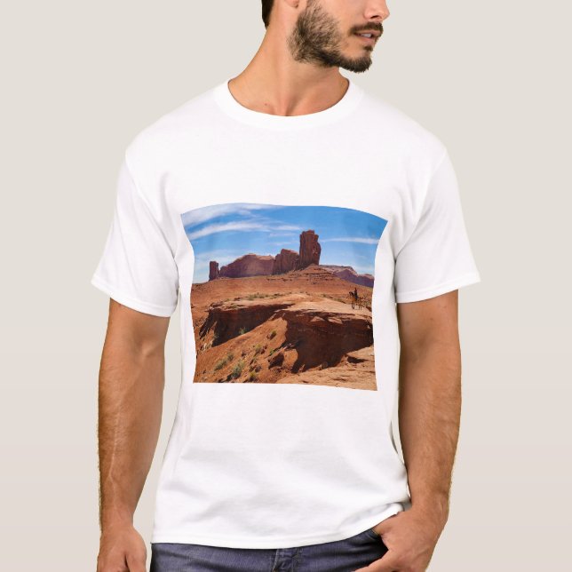 Ensamma Cowboyen T Shirt (Framsida)