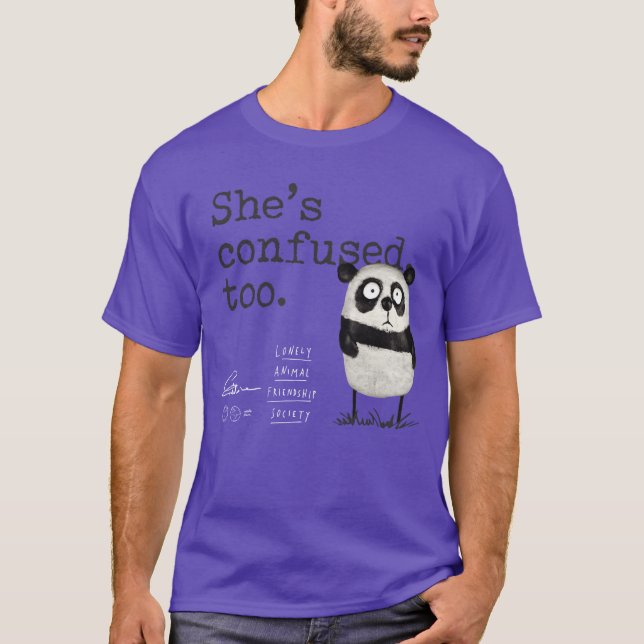 Ensamma Djur Lulu T Shirt (Framsida)