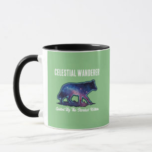 Ensamma Galaxy Varg Siluett Mugg