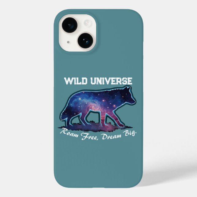 Ensamma Galaxy Varg Siluett (vild universum) (Baksida)