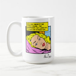 Ensamma Hjärtans Retro Romantik Seriealbum Kaffemugg