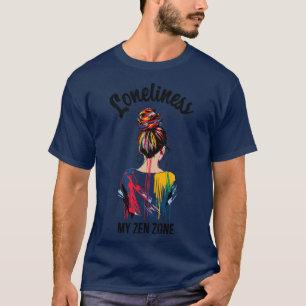 Ensamma mitt zen-område t shirt