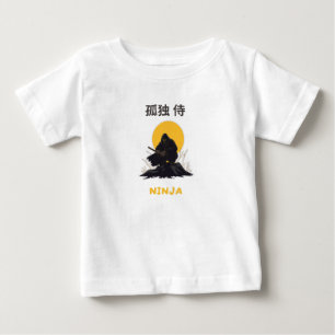 Ensamma Ninja Samuraj Konst Design T Shirt