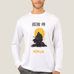 Ensamma Ninja Samuraj Konst Design T Shirt