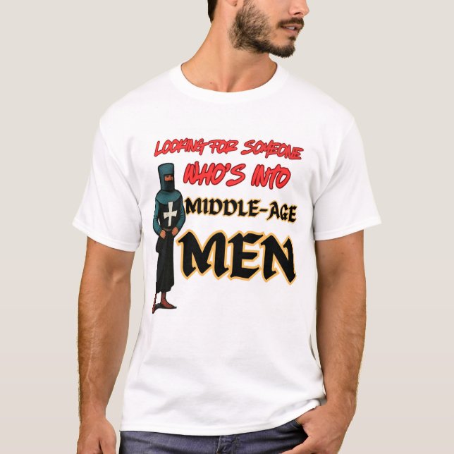 Ensamma riddare t shirt (Framsida)