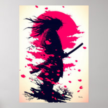 Ensamma Samuraj under Sakura-månen