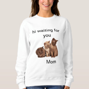ensamma ungar som väntar på mamma t shirt