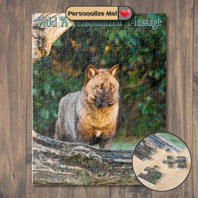 Ensamma Vargen Pussel (Solo Wolf Jigsaw Puzzle)