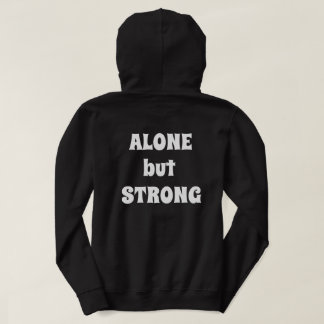 Ensamma vargens energi 🐾 Majestätisk varggrafisk Hoodie