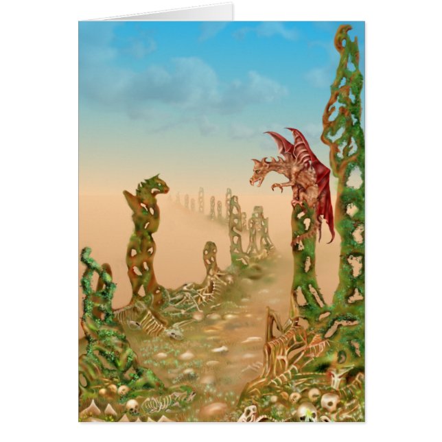 Ensamt Hälsningskort (Framsidan)