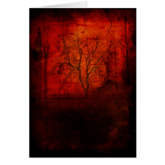 Ensamt Hälsningskort