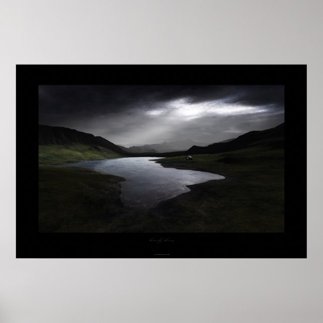 ensamt hus poster (Framsidan)